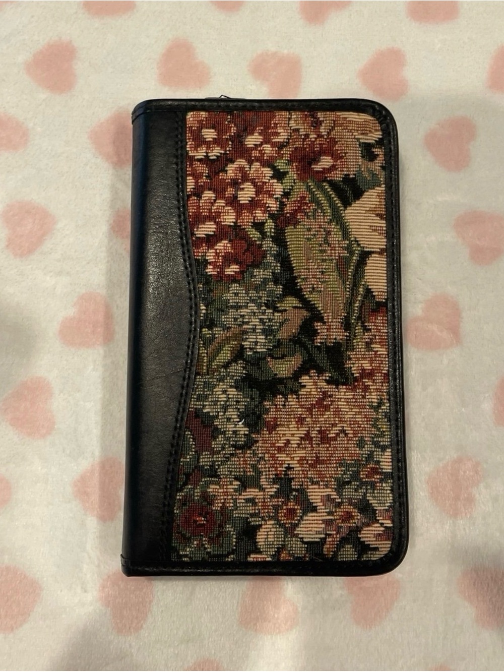 Vintage Day-Timer Floral Planner